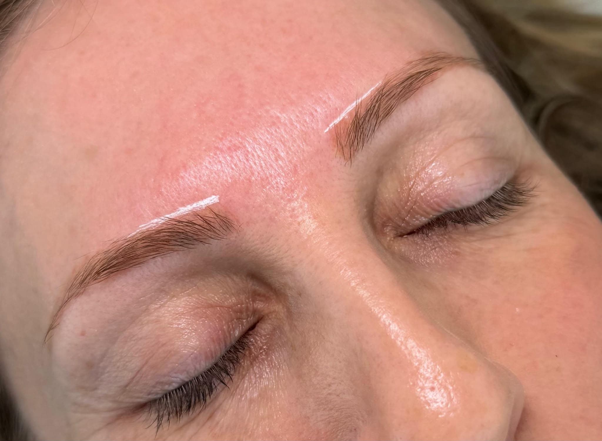 Microblading de cejas - antes