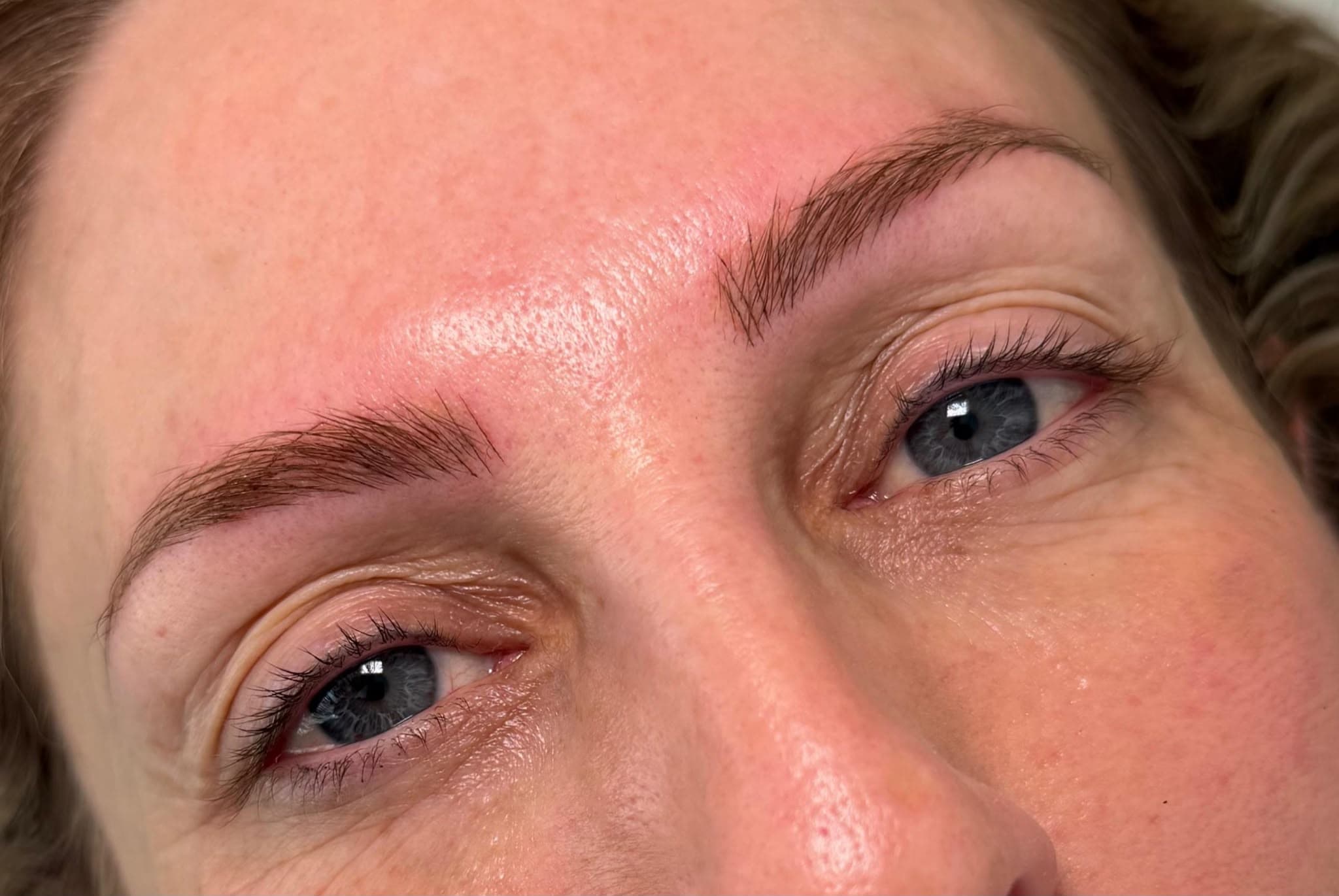Microblading de cejas - después