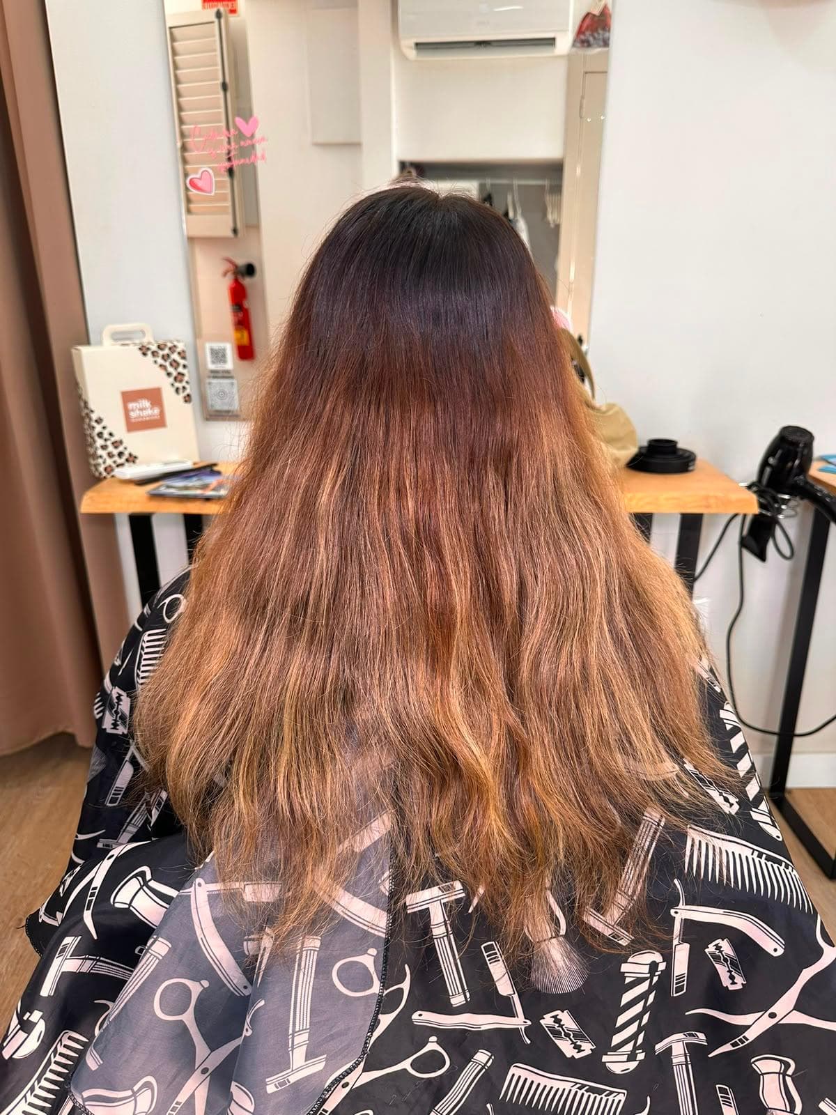 Mechas - antes